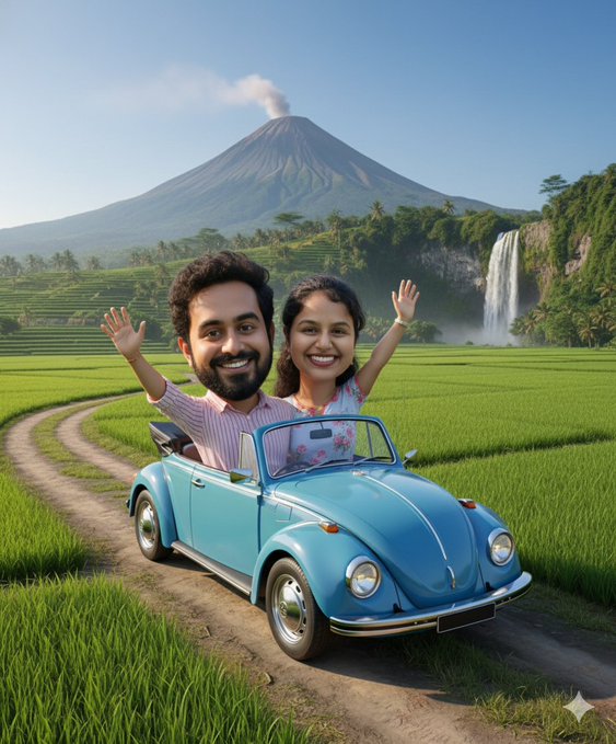 3D Pixar-Style Couple Adventure