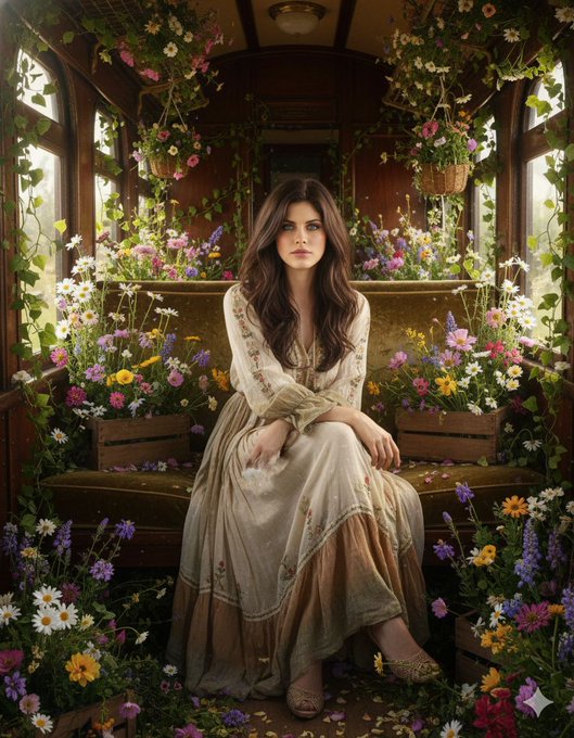 A dreamlike garden
