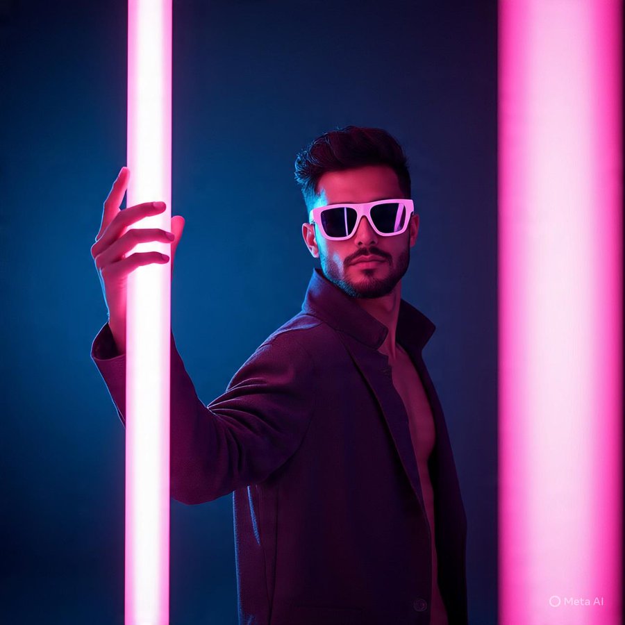 Artistic Neon Photo