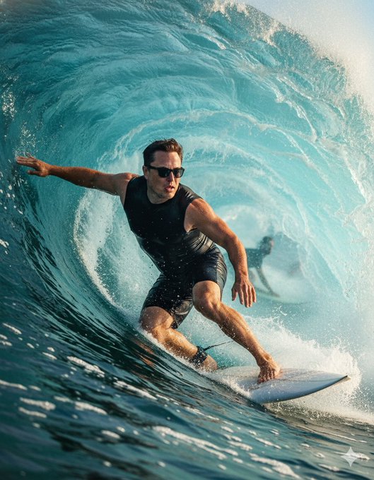 An expert surfer