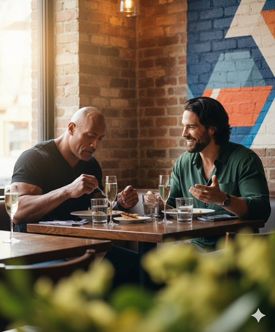 Photo with Dwayne Johnson